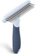 Pet Undercoat De-shedding Comb - Gentle Detangling, Universal for Long and Short-Haired Cats and Dogs