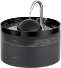 108oZ Cat Water Fountain, Pet Waterer Fountain with Ultra Silent Pump, Activated Carbon Filter Keep Water Fresh, Faucet Design, Anti Sputtering, Suit for All Kinds of Cat
