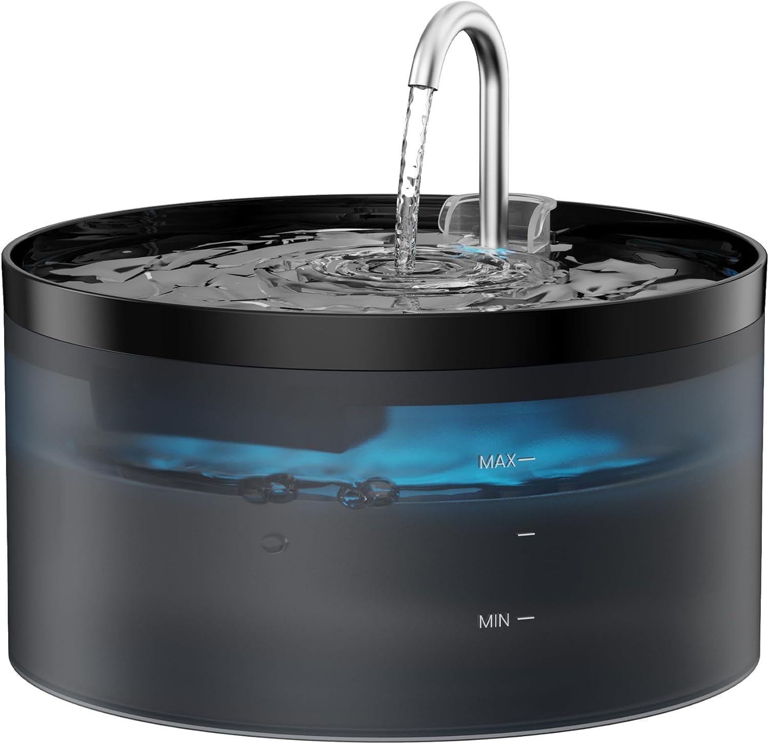 Cat Water Fountain: 108oz/3.2L Cat Fountain Super Silent Pet Water Fountain - Water Fountains for Cats Indoor - Faucet Cat Fountain - Quiet Water Pump - Suitable for Cats and Dogs -