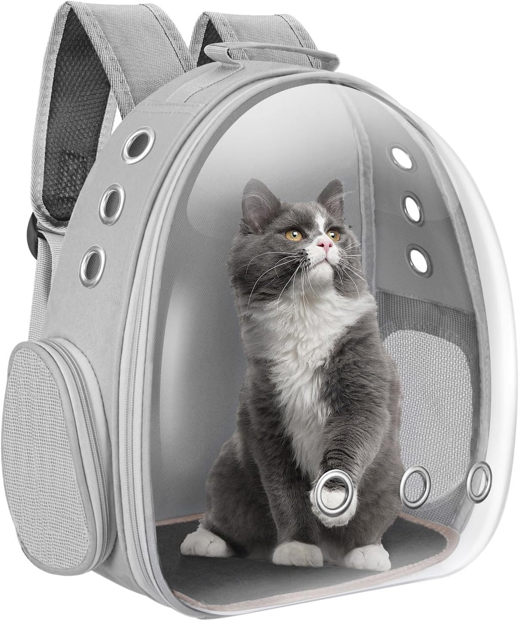 Cat Carrier Backpack Portable Pet Travel Solution Pet Carrier Dog Carrier Backpack Bag Space Capsule for Small Medium Cat Puppy Dog Travel Hiking Walking Camping Up to 17Lb
