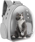 Cat Carrier Backpack Portable Pet Travel Solution Pet Carrier Dog Carrier Backpack Bag Space Capsule for Small Medium Cat Puppy Dog Travel Hiking Walking Camping Up to 17Lb