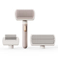 Universal Self-Cleaning Grooming Brush for Cats and Dogs - Gently Removes Undercoat, Easily Removes Pet Hair